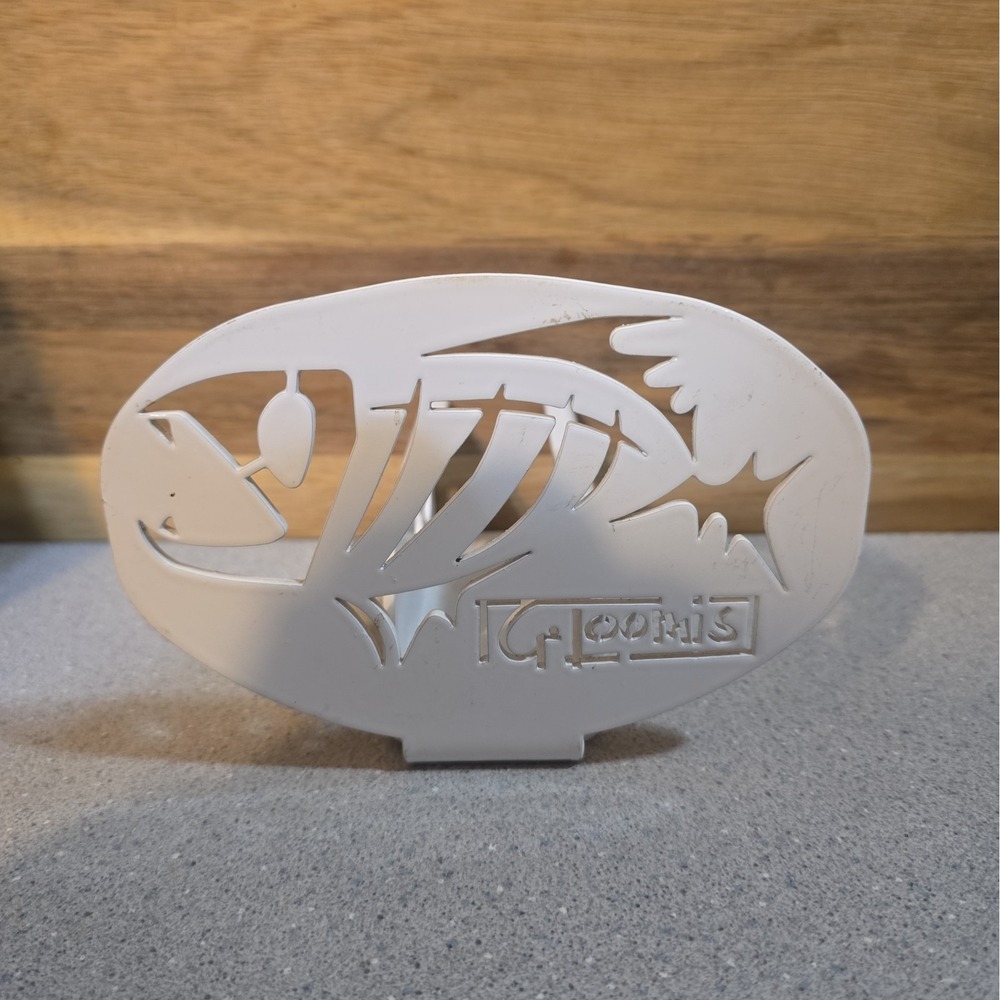 G. Loomis Fishing White Hitch Cover Piranha Fish Bones Adjustable